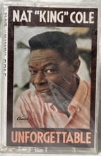 Nat "King" Cole Unforgettable Cassette Tape Capitol Records NEW AND SEALED 