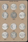 US Coins Morgan SIlver Dollar Partial Set BU CC Keys Complete Peace NO RESERVE!