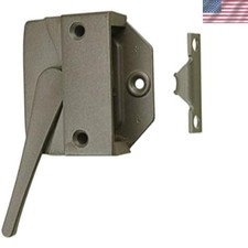 Secure Left-Hand Sash Lock Keeper in Stylish Stone - For Multiple Window Types