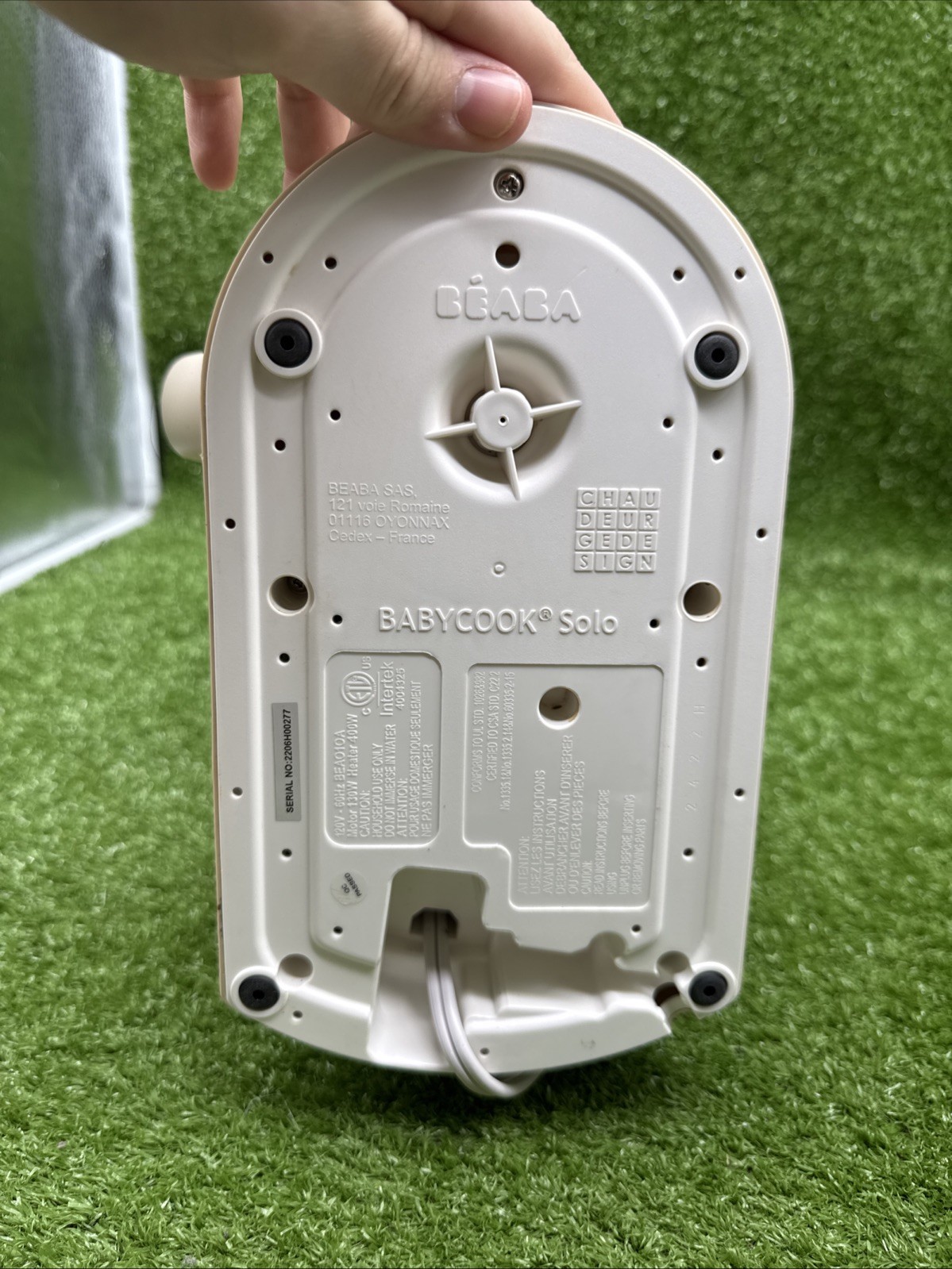 BEABA BEA010A BabyCook Electric Baby Food Maker Processor Blender Steamer.   s5