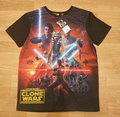 JUNGEN STAR WARS THE CLONE WARS T-SHIRT ALTER 11-12 BRANDNEU