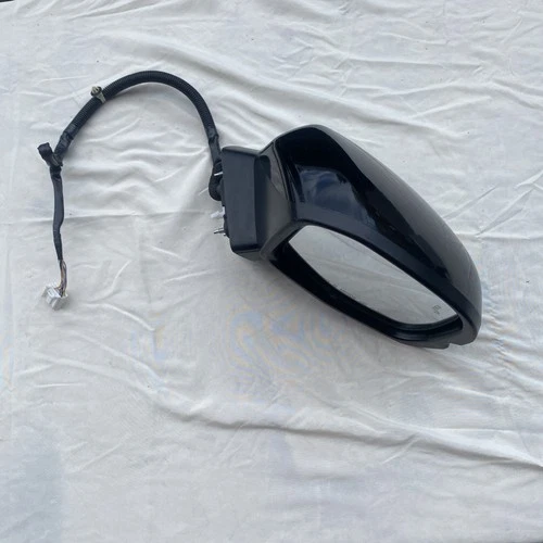 23-24 Honda Crv Right Passenger Door Mirror Crystal Black 8 Wire Oem R