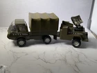 Vintage Tonka Army Truck RDT Radar Team Trailer 1978 811882-A Green Detachable