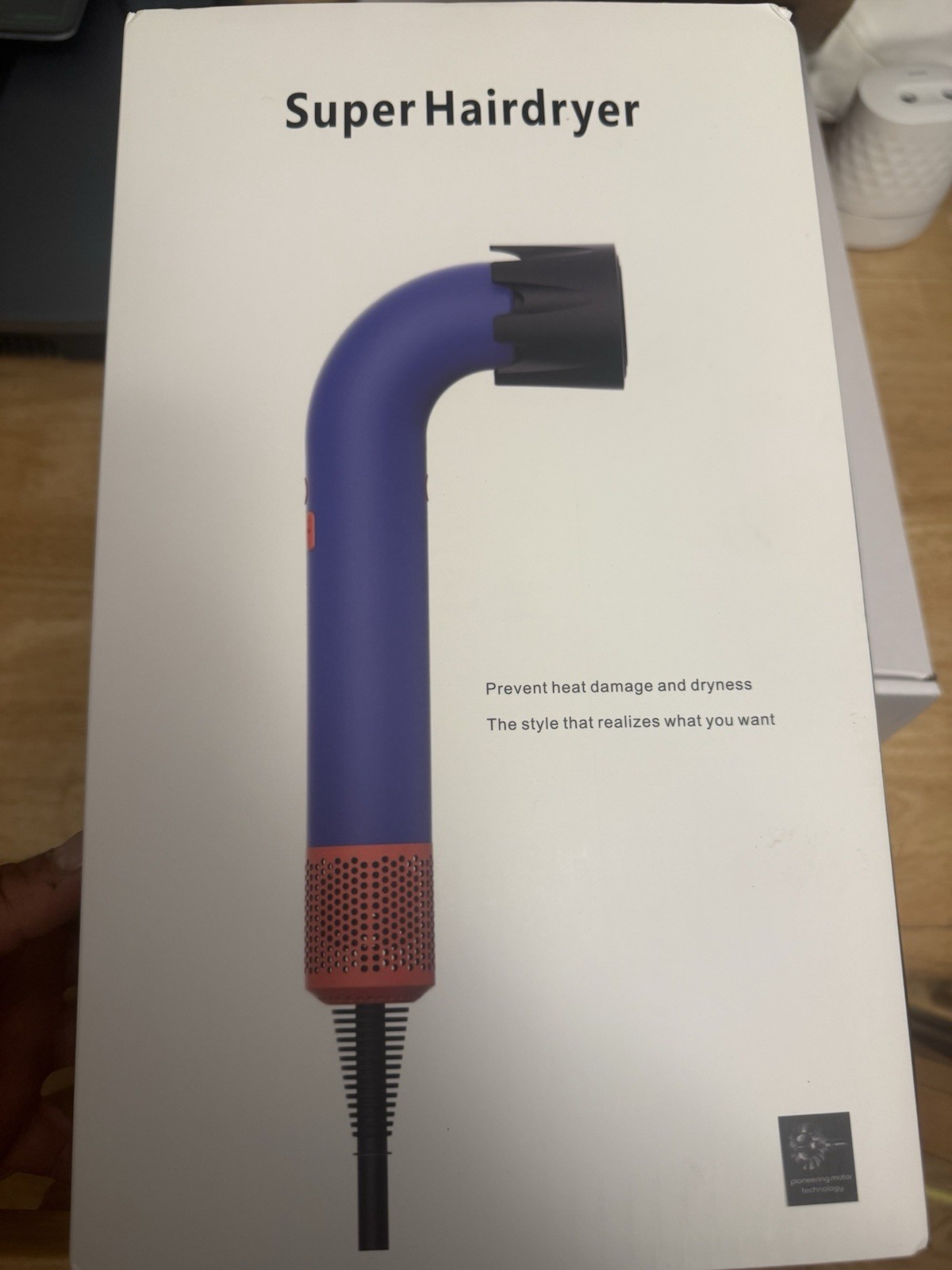 Dyson Supersonic r Hair Dryer Vinca Blue Topaz HD17 VBTO Lightweight Fast Drying