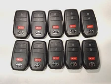 LOT OF 10 OEM TOYOTA SMART KEY FOB REMOTE  HYQ14FBX 3 BUTTON