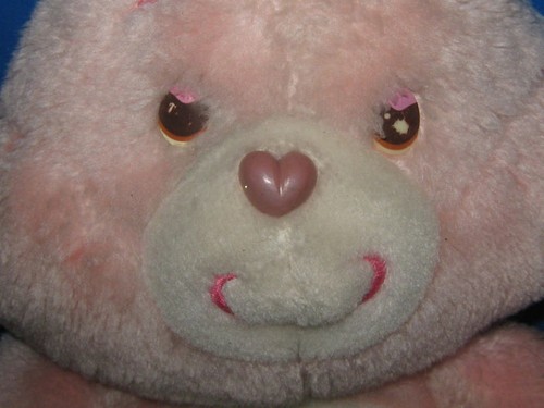 VINTAGE CARE BEAR-PINK-LOVE A LOT -1983 -KENNER - Picture 2 of 4