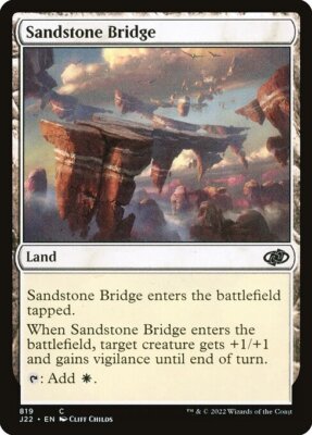 1x Sandstone Bridge NM Eng MTG - Jumpstart 2022