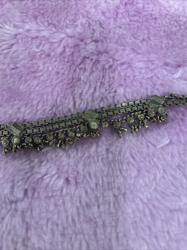 vintage anklet antique ethnic tribal old anklet feet bracelet ankle chain Rare - Picture 9 of 12