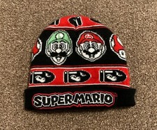 Super Mario Boys Youth Size Beanie