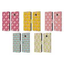 HEAD CASE DESIGNS CUTIE ANIMAL PATTERNS LEATHER BOOK CASE FOR MOTOROLA PHONES
