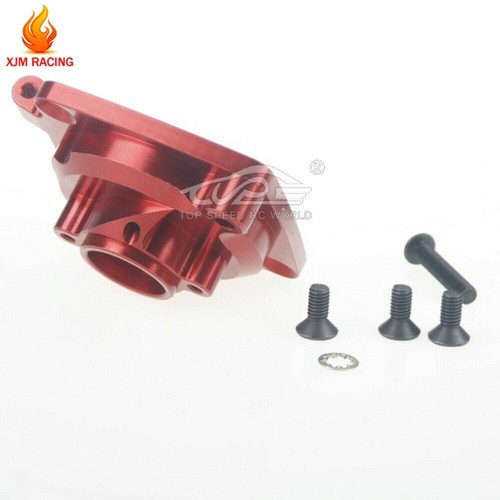 Kit copri alloggiamento in lega rosso frizione adatto a motore HPI BAJA RV King 5B 5T 5SC - Foto 4 di 5