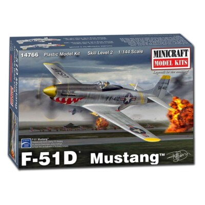 Minicraft F-51D ''Mustang'' 1/144 Scale Model - 14766