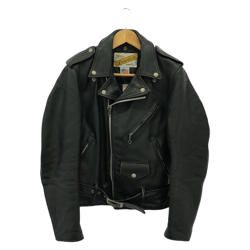 schott 618 Perfecto ダブルライダースジャケット 34 Schott Perfecto Double Leather Riders Jacket 618 Size 34