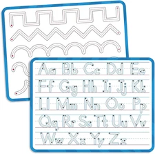 Handwriting Practice Dry Erase Board – ABC Tracing for Kids Ages 3-5 | Reusable