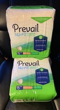 Lot of 2 packs Prevail Nu-Fit Incontinence Brief XL Breathable Maximum absorb