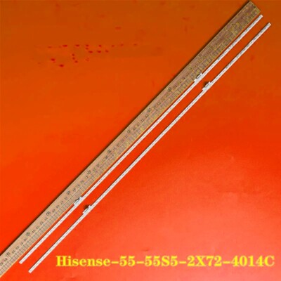 Kit 2pcs LED strips For Hisense-55-55S5-2X72-4014C_9S4P LT-1187231 HZ55U7A 