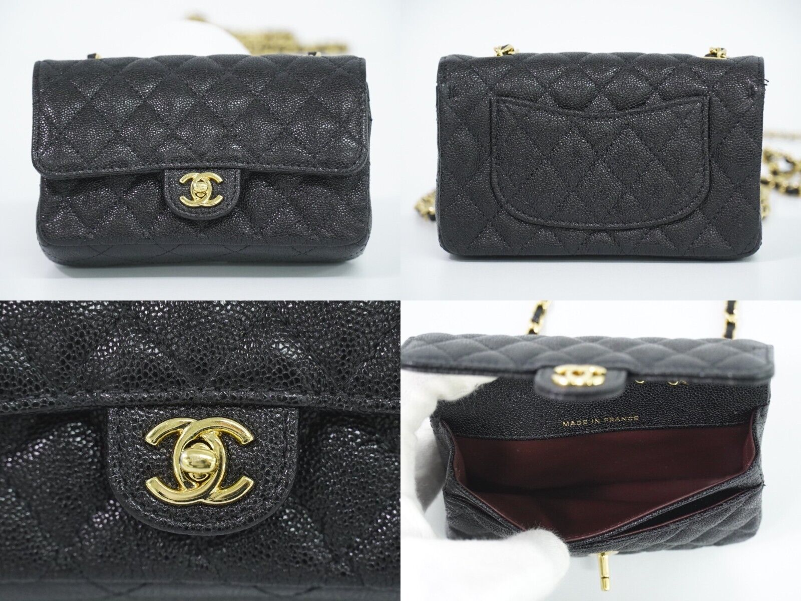 CHANEL Success Story Set of 4 Mini Bags with Trunk Black