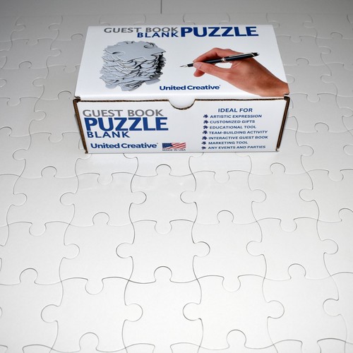 Extra Large Blank Puzzle 59x23 inches, 207 Pieces, Guestbook Alternative - 第 5/9 張圖片
