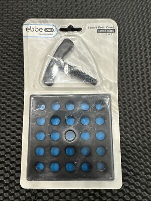 Ebbe Drain Grate - MATTE BLACK - E4411