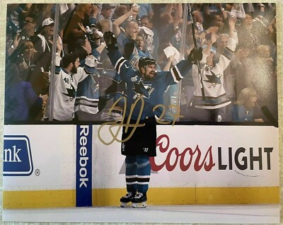 JOONAS DONSKOI signed SAN JOSE SHARKS 8x10 PHOTO ~COA