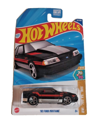 2025 Hot Wheels '92 Ford Mustang Black HW: '70S VS. '90S 7/10