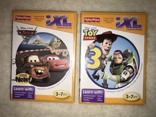 Fisher Price iXL Learning System Lot Of Two Disney Games