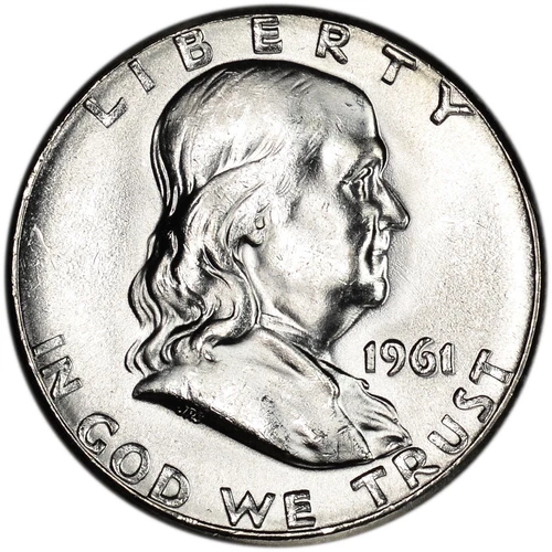 1961 50C BU Silver Franklin Half Dollar