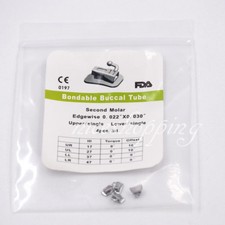 1 Kit Dental Ortho Non-convertible Bondable 2nd Molar Buccal Tube 022 Edgewise