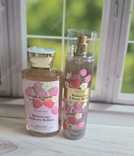 bath and body works buttercups  berry bellini shower gel fine fragrance mist