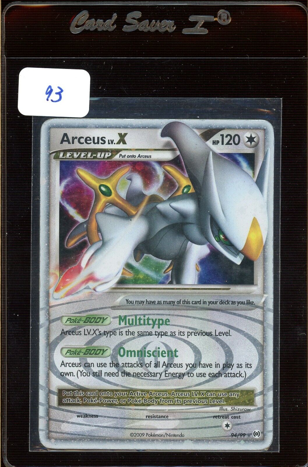 Arceus LV.X · Arceus (AR) #94 ‹ PkmnCards