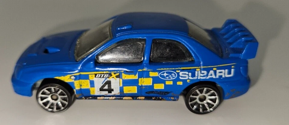 Hot Wheels Subaru Impreza WRX STI 2004 World Rally WRC Dune Racers (BLUE, LOOSE) - Image 2 of 4