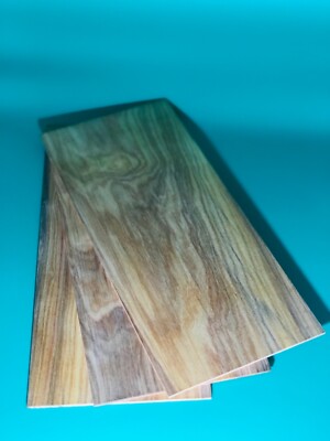 Massive Kanarienholzplatte / Holzplatten 340 mm x 150 mm x 3 mm