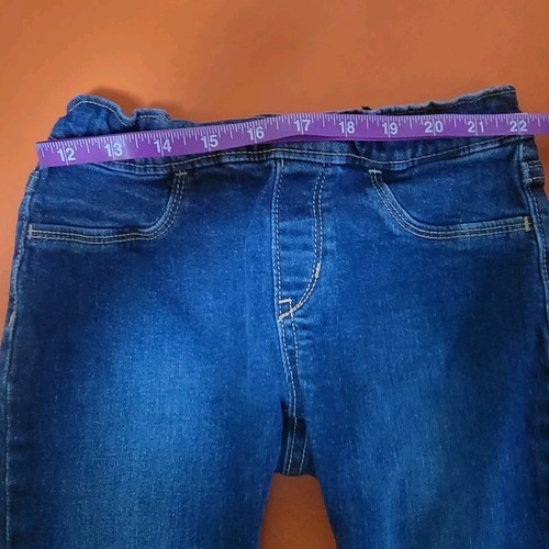 Old Navy Kid Girls Jeans Size Medium 8 : Skinny Pull-On Jeans Adjustable Waist - Picture 6 of 7
