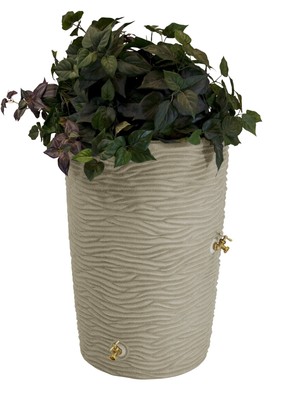 Impressions Palm 50 Gallon Rain Saver - Sandstone