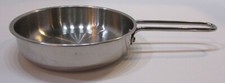 Vintage 1990's Melissa and Doug Small 5" dia Toy Stainless Steel Fry Pan Skillet