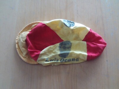 1970 LUIS OCANA ESPAGNE CASQUETTE D'ORIGINE AVEC PORTRAIT SUR