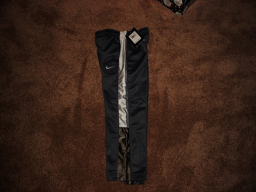 NWT Boys Sz 4 Nike Swoosh Logo Athletic Track Poly Sweatpants Dark M Gry/MG R$30 - Picture 2 of 2