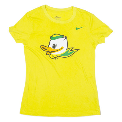 Nike Oregon Ducks Damen T-Shirt Gelb USA XS
