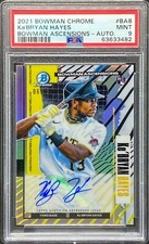 2021 Bowman Chrome Ke'Bryan Hayes Ascensions Refractor Auto RC SP 065/100 PSA 9