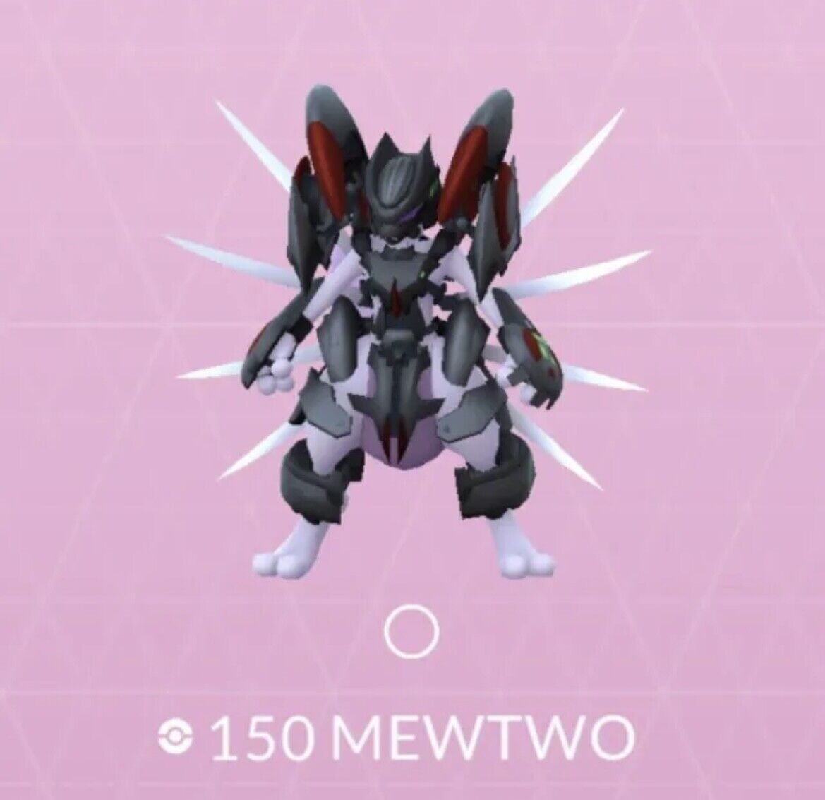 Armored Mewtwo Pokemon Lucky Trade Go LV20 Pokémon PVP Ultra League Read  Desc