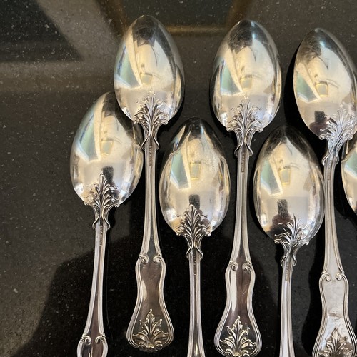 12 PCs Josephine by Mount Vernon / Howard Sterling Silver Teaspoons 5 5/8” - Picture 10 of 19
