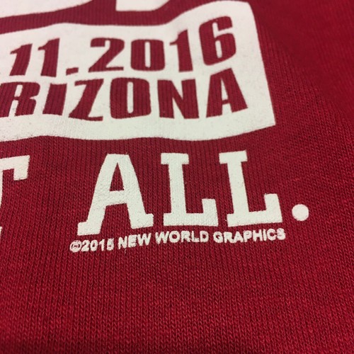 Alabama Crimson Tide Clemson 2015 National Championship Red Shirt Mens Size L - Picture 3 of 4