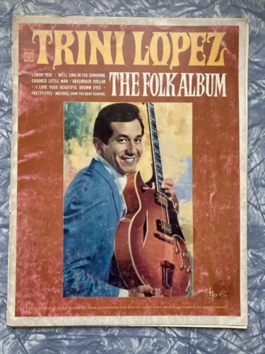 Trini Lopez The Folk Album Sheet Music