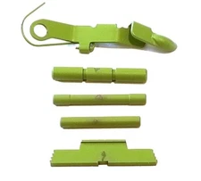 GHOST Zombie Green Slide Stop Release and Extended Control Kit For GLOCK Gen 1-4