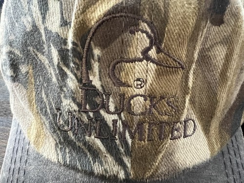 Ducks Unlimited Camo Base Hat Bill Jordan’s Advan Wetland Adjust Hunting NEW NWT - Picture 7 of 11