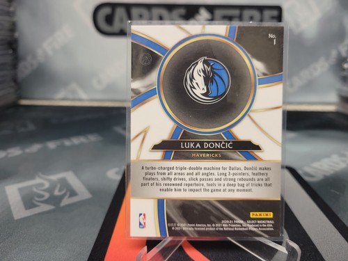 2020-21 Panini Select - Turbocharged #1 Luka Doncic - Picture 2 of 2