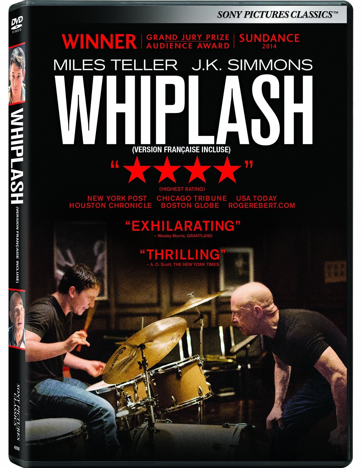 Whiplash (DVD) J. K. Simmons Austin Stowell Miles Teller Melissa Benoist