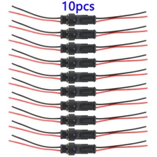 20PCS 2Pin Way Car Waterproof Male Female Electrical Connector Plug Wire Kit Set