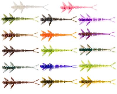 Fishup Flit 4'' 10,4cm - 7 Creature Baits für Barsch und Zander, Raubfischköder