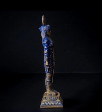 RARE ANCIENT EGYPTIAN ANTIQUITIES Statue Large Of Goddess Isis With Eye Of Horus